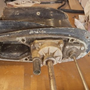 Evinrude 70HP Lower Unit / Gearcase – Skeg Damaged
